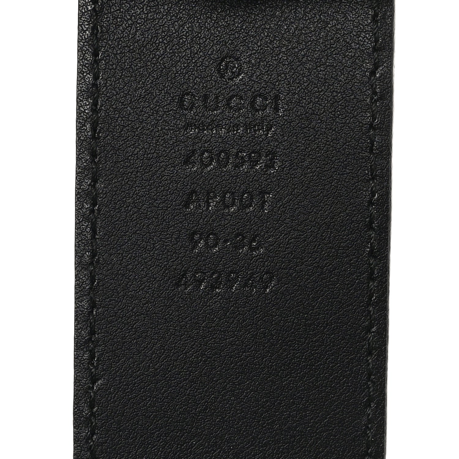 Gucci Calfskin Double G 40mm Belt 90 36 Black 3 of 5