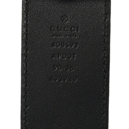 Gucci Calfskin Double G 40mm Belt 90 36 Black 3 of 5