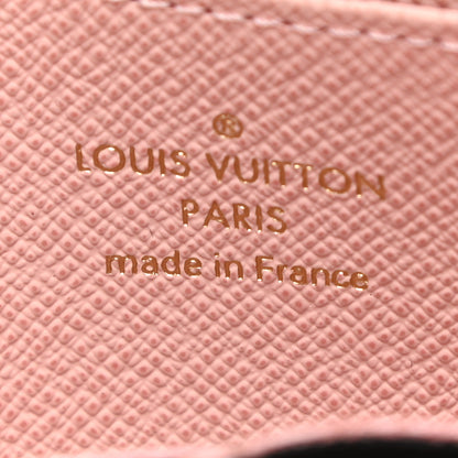 Louis Vuitton Damier Ebene Zippy Coin Purse Rose Ballerine 6 of 8