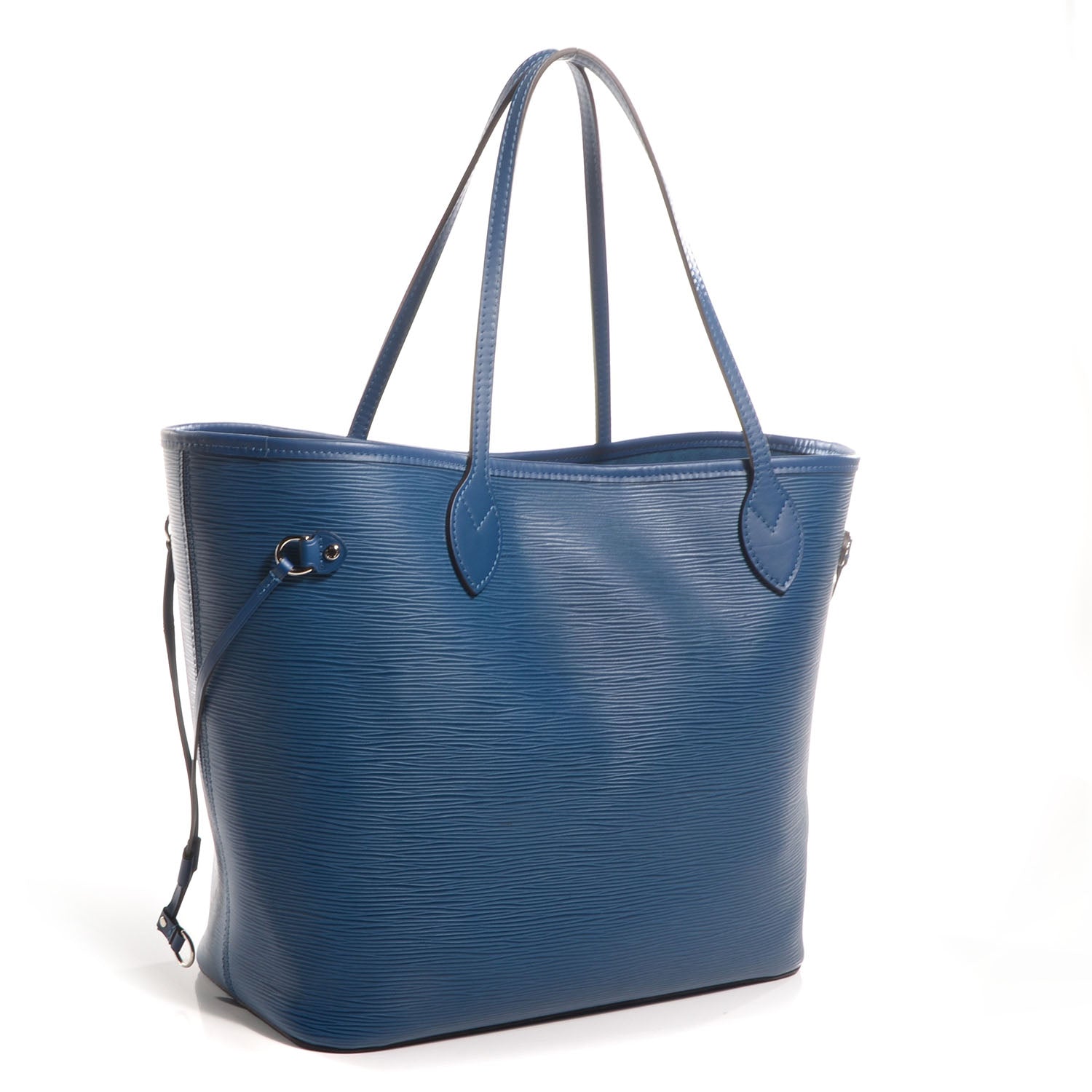 Louis Vuitton Epi Neverfull MM Indigo 3 of 8