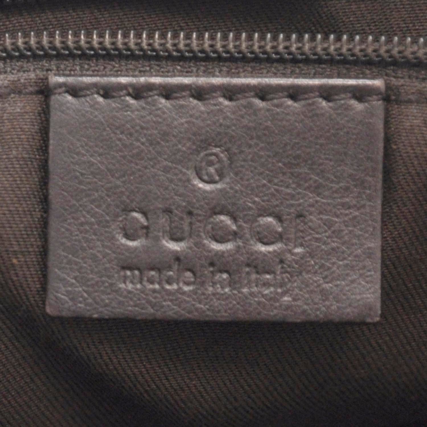 Gucci Monogram D Gold Hobo Ebony 6 of 8