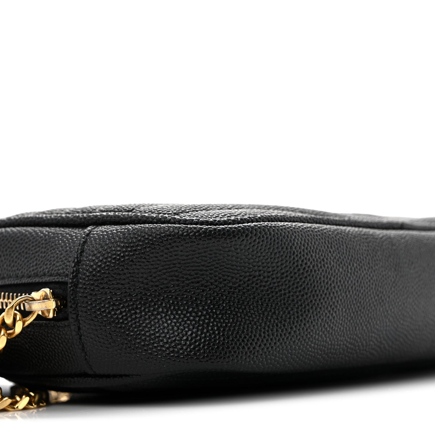 Saint Laurent Grain De Poudre Matelasse Monogram Mini Lou Camera Bag Black 9 of 13