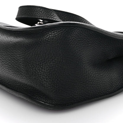 Hermes Taurillon Clemence Halzan 31 Black 9 of 10