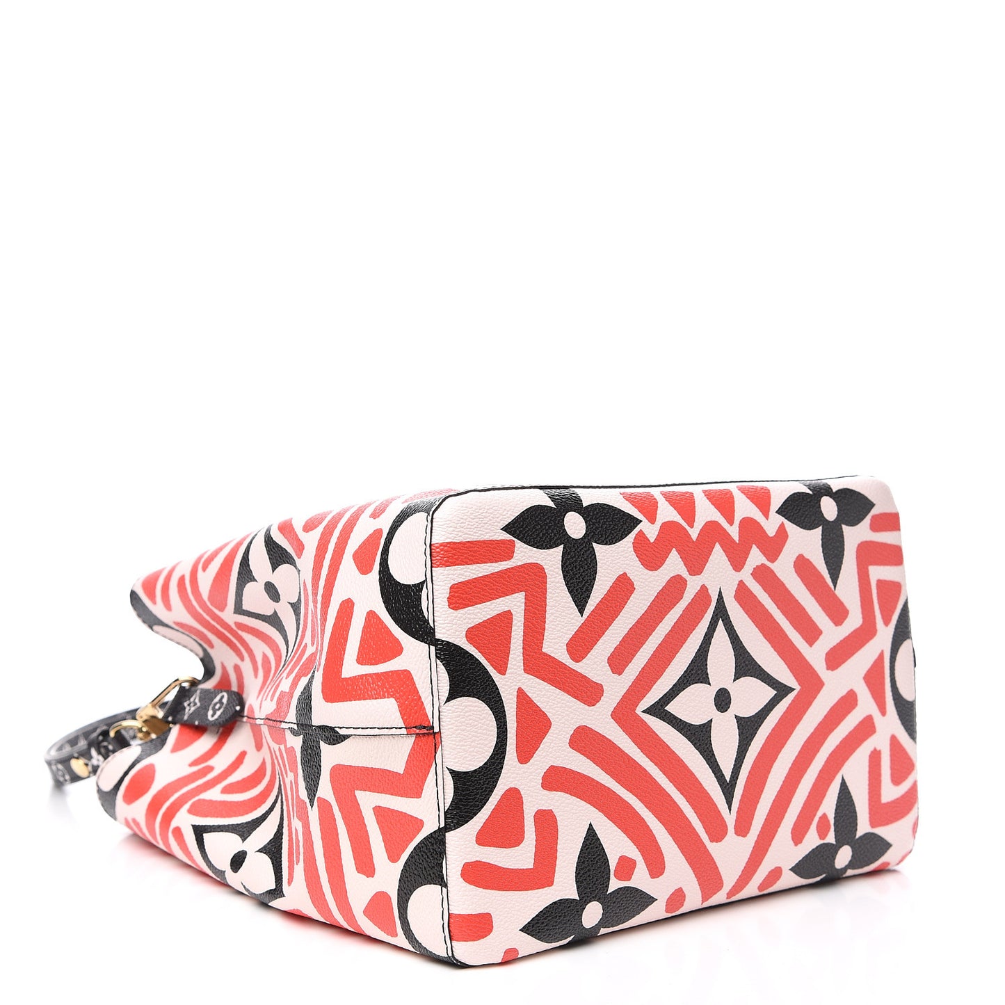 Monogram Giant Crafty NeoNoe MM Creme Rouge Black