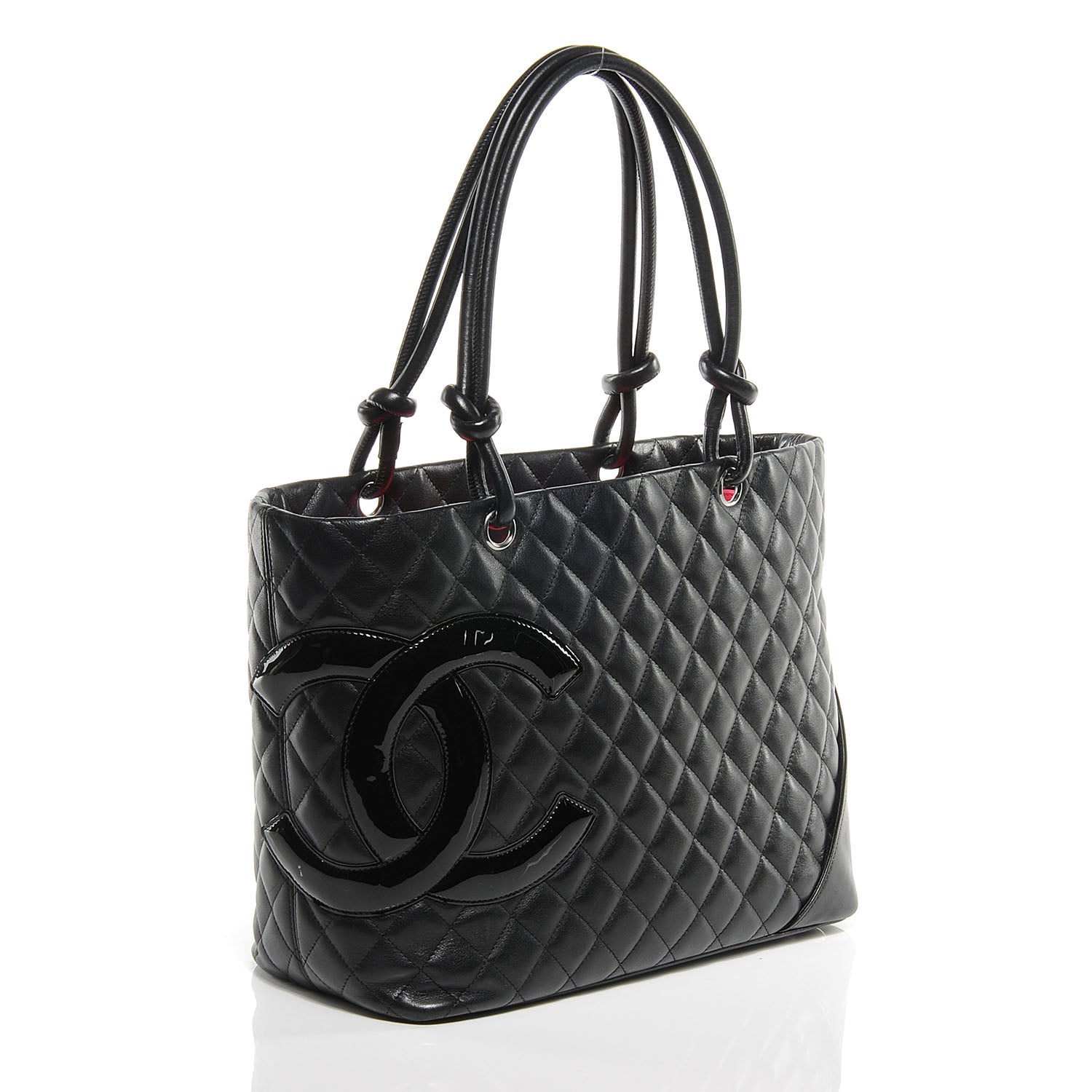 Chanel Calfskin Quilted Large Cambon Tote Black 3 of 8