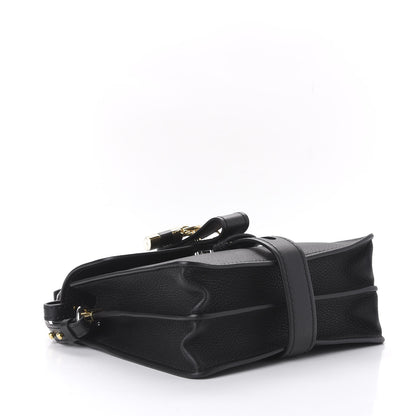 Chloe Shiny Grained Calfskin Small Aby Day Shoulder Bag Black 5 of 10