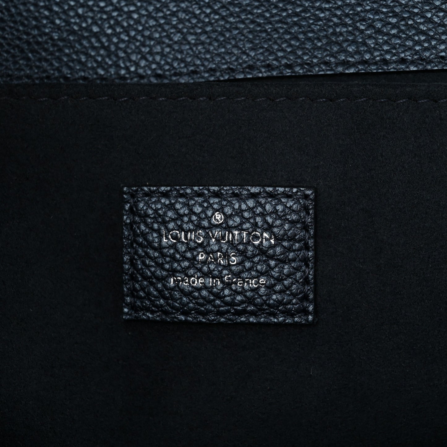 Metallic Empreinte Monogram Giant Pochette Metis Navy Nacre