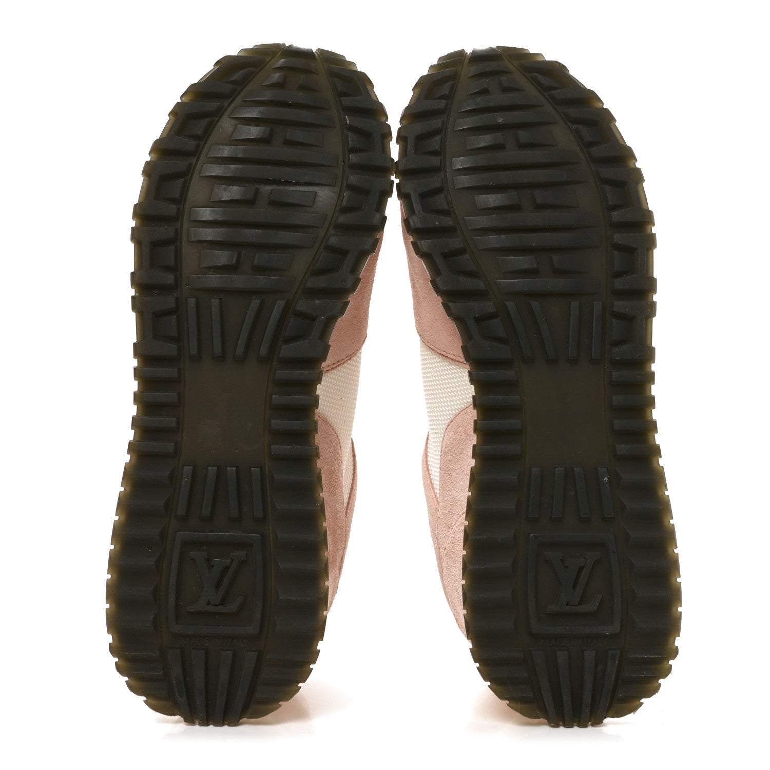 Louis Vuitton Suede Calfskin Run Away Sneakers 38 Pink 6 of 9