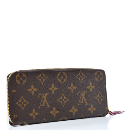 Louis Vuitton Monogram Clemence Wallet Fuchsia 3 of 6