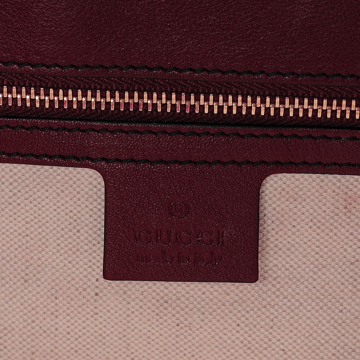 Gucci Soft Guccissima Large Emily Chain Shoulder Bag Classic Ruby 6 of 6