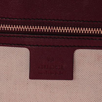 Gucci Soft Guccissima Large Emily Chain Shoulder Bag Classic Ruby 6 of 6