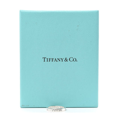 Tiffany Sterling Silver I Love You Band Ring 50 5.5 5 of 5