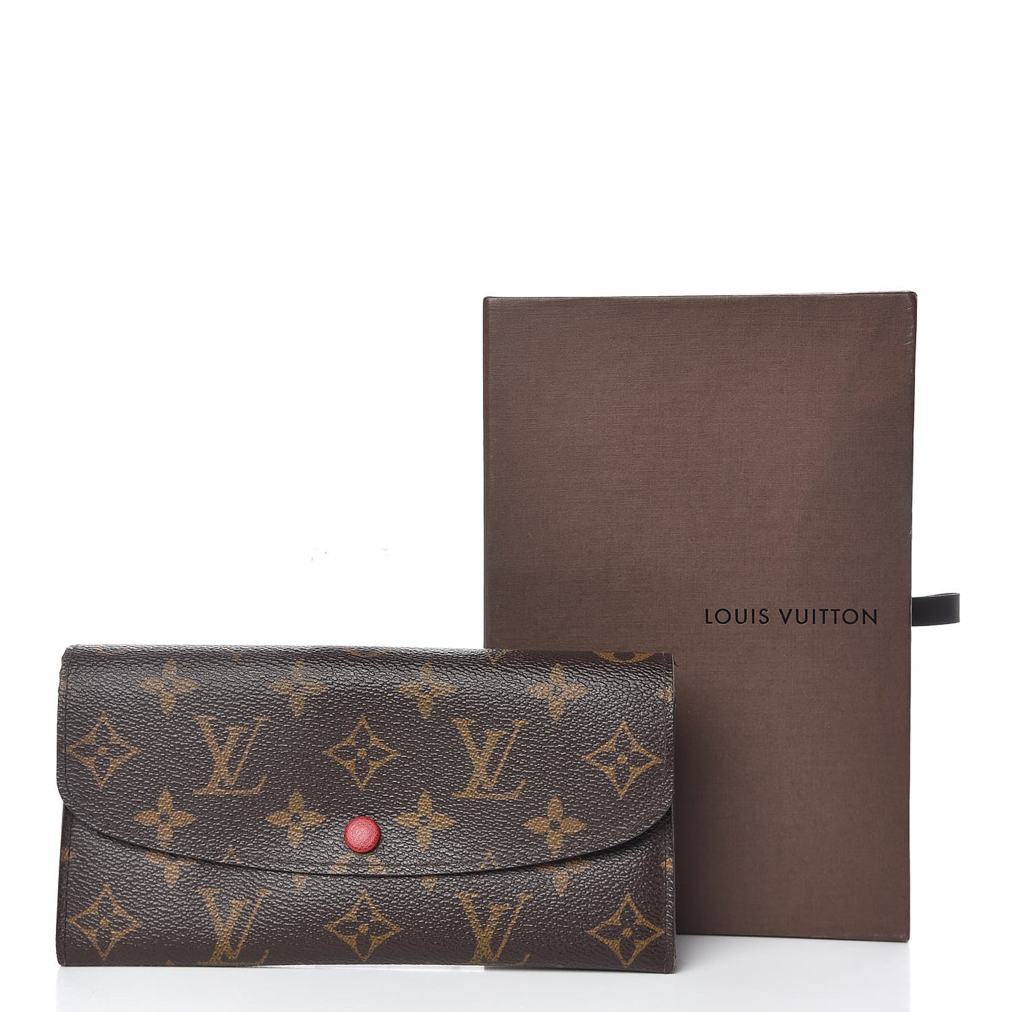 Monogram Emilie Wallet Red