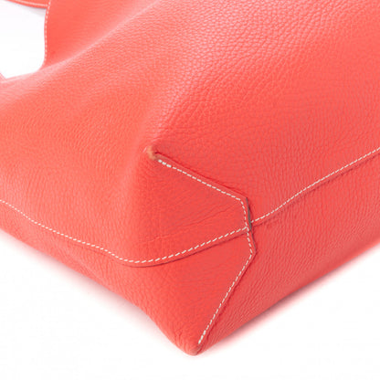 Hermes Taurillon Clemence Double Sens Reversible Tote 36 Rose Jaipur Bougainvillea 5 of 8