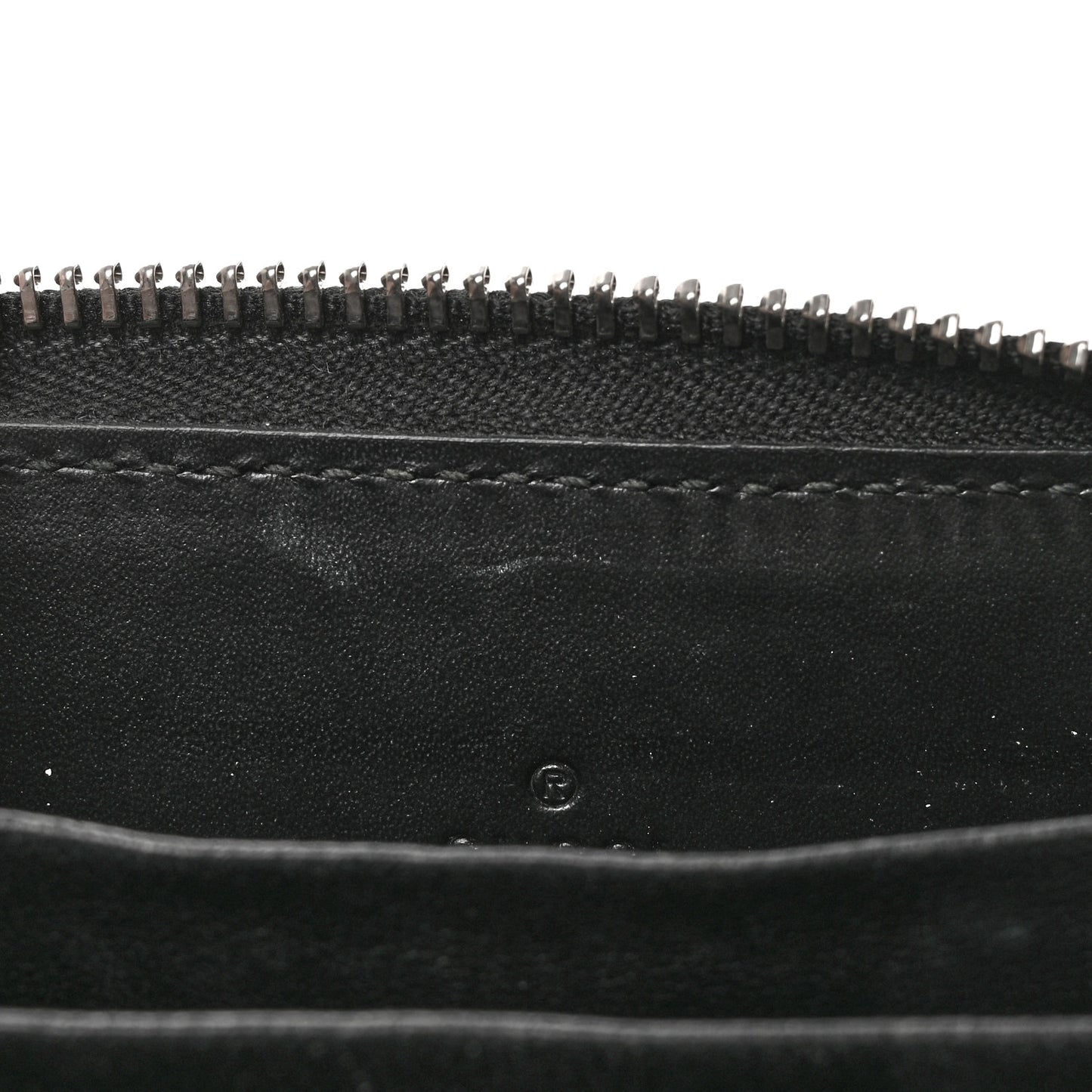 Guccissima Zip Around Card Case Black