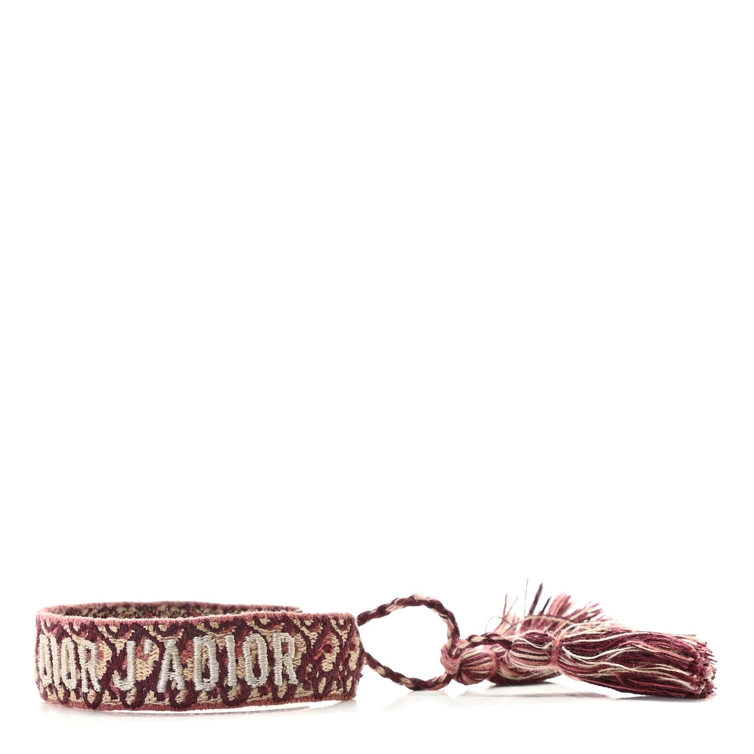 Christian Dior Woven Cotton J'Adior Friendship Bracelet 4 of 4