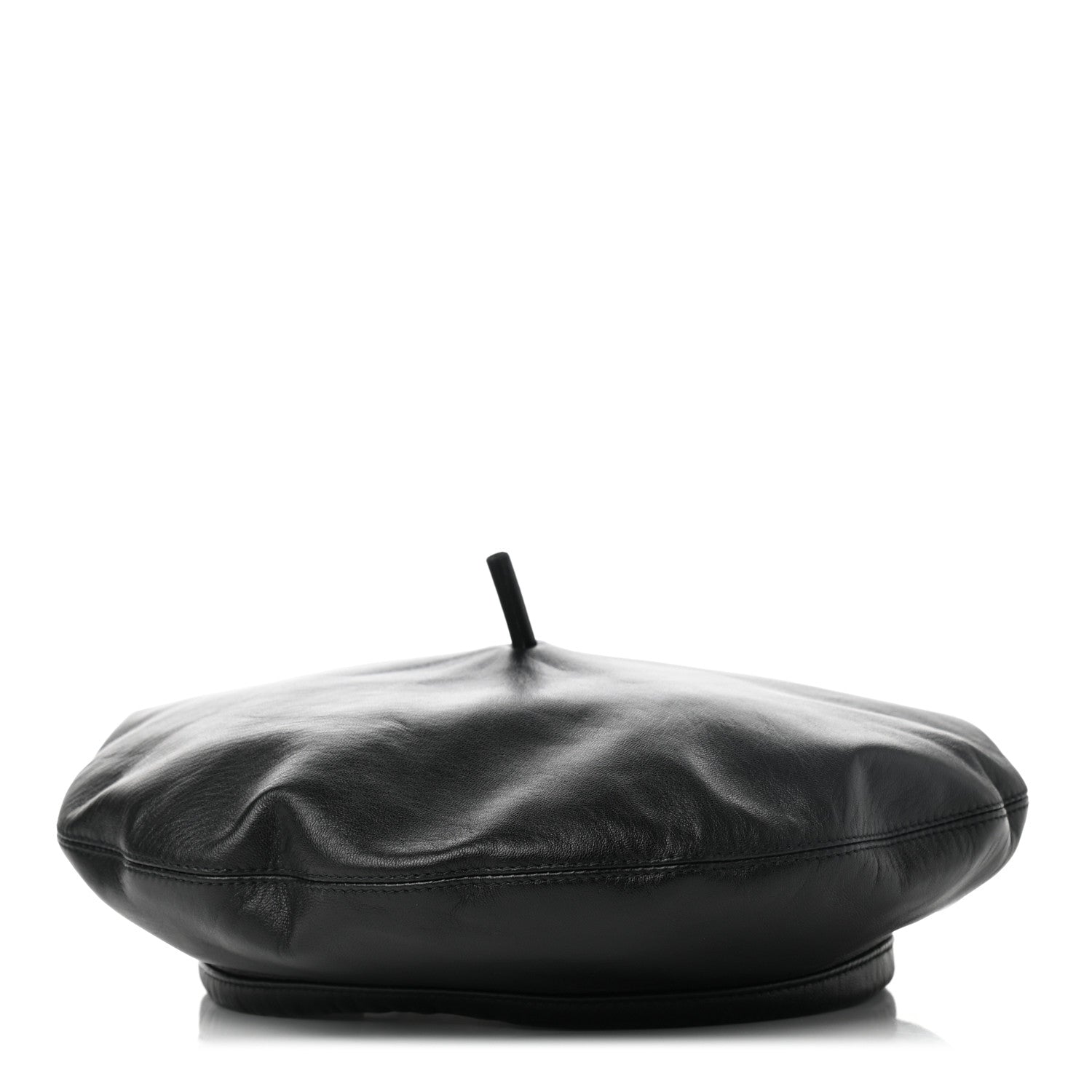 Christian Dior Lambskin D-Dream Beret 58 Black 1 of 8