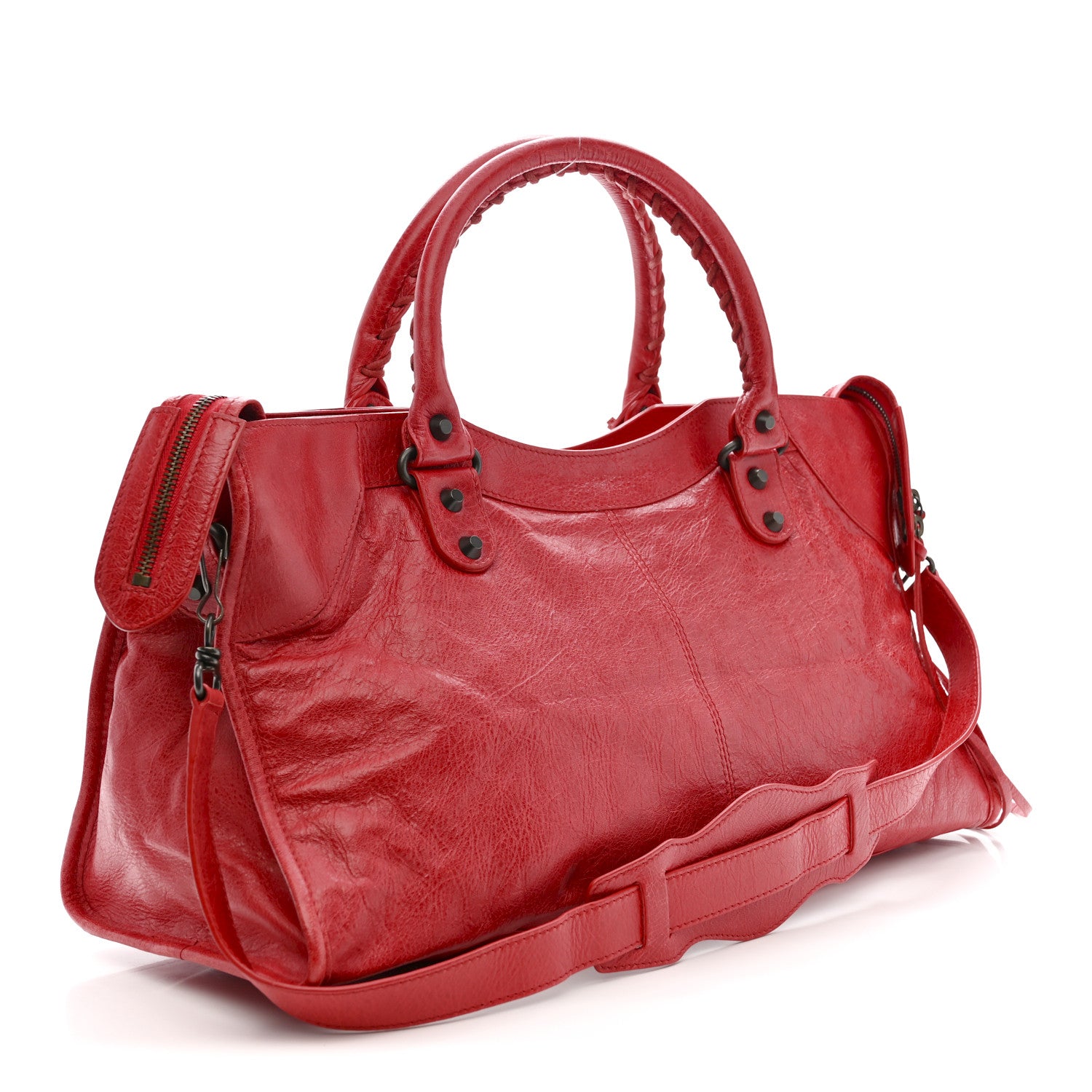 Balenciaga Agneau Classic Hardware Part Time Rouge Coquelicot 4 of 11