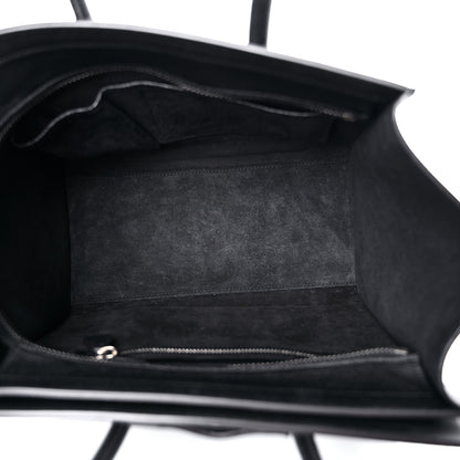 Celine Drummed Calfskin Micro Luggage Black 5 of 15