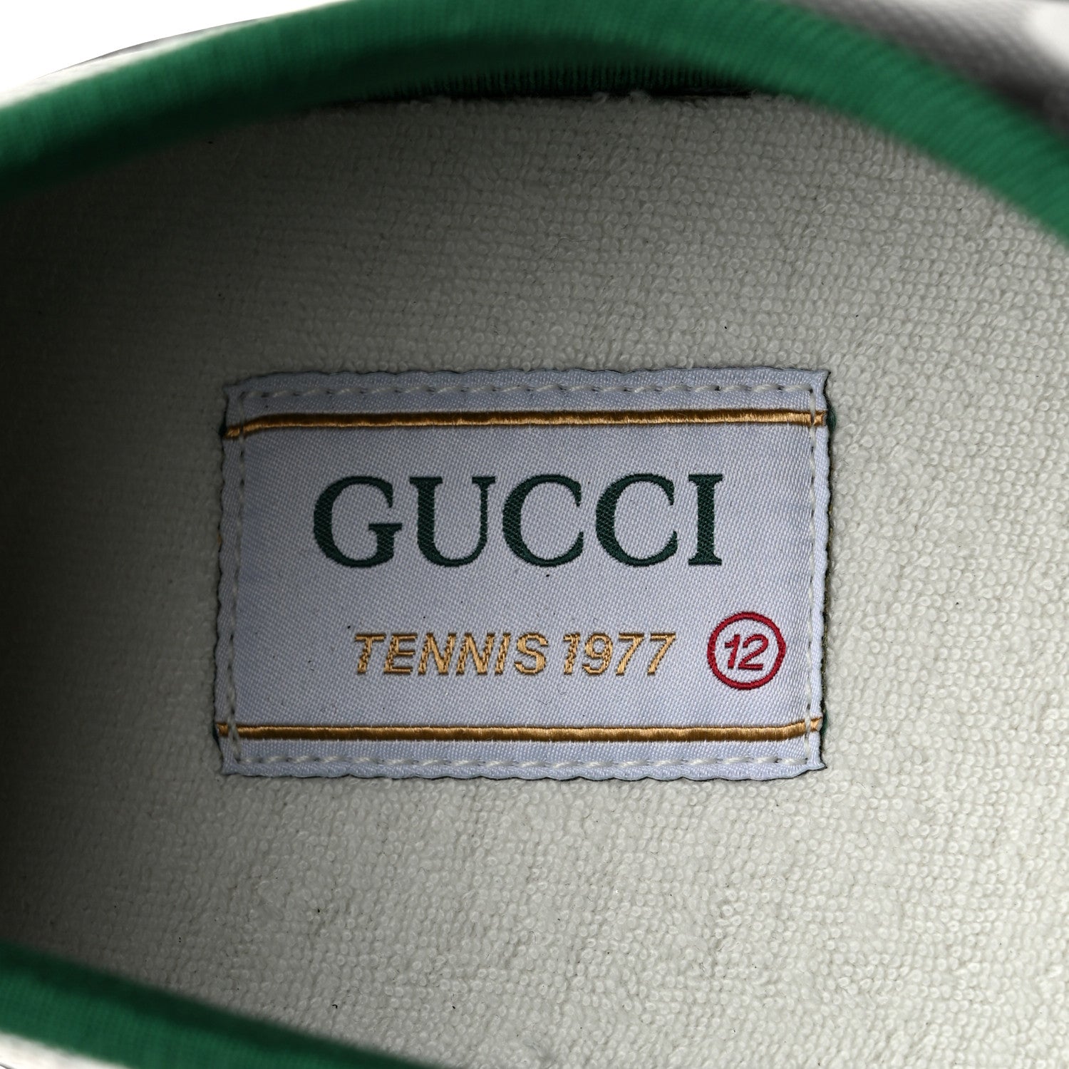 Gucci Econyl Nylon Web Monogram Off The Grid Mens 1977 Tennis Sneakers 12  12 Dark Grey 6 of 8