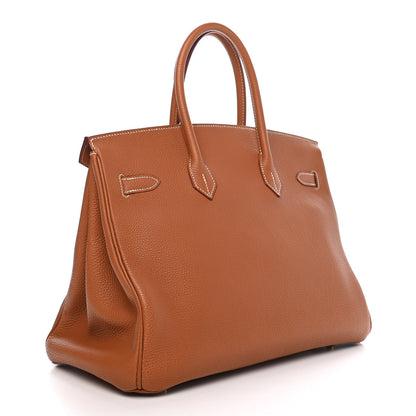 Hermes Togo Birkin 35 Gold 4 of 21
