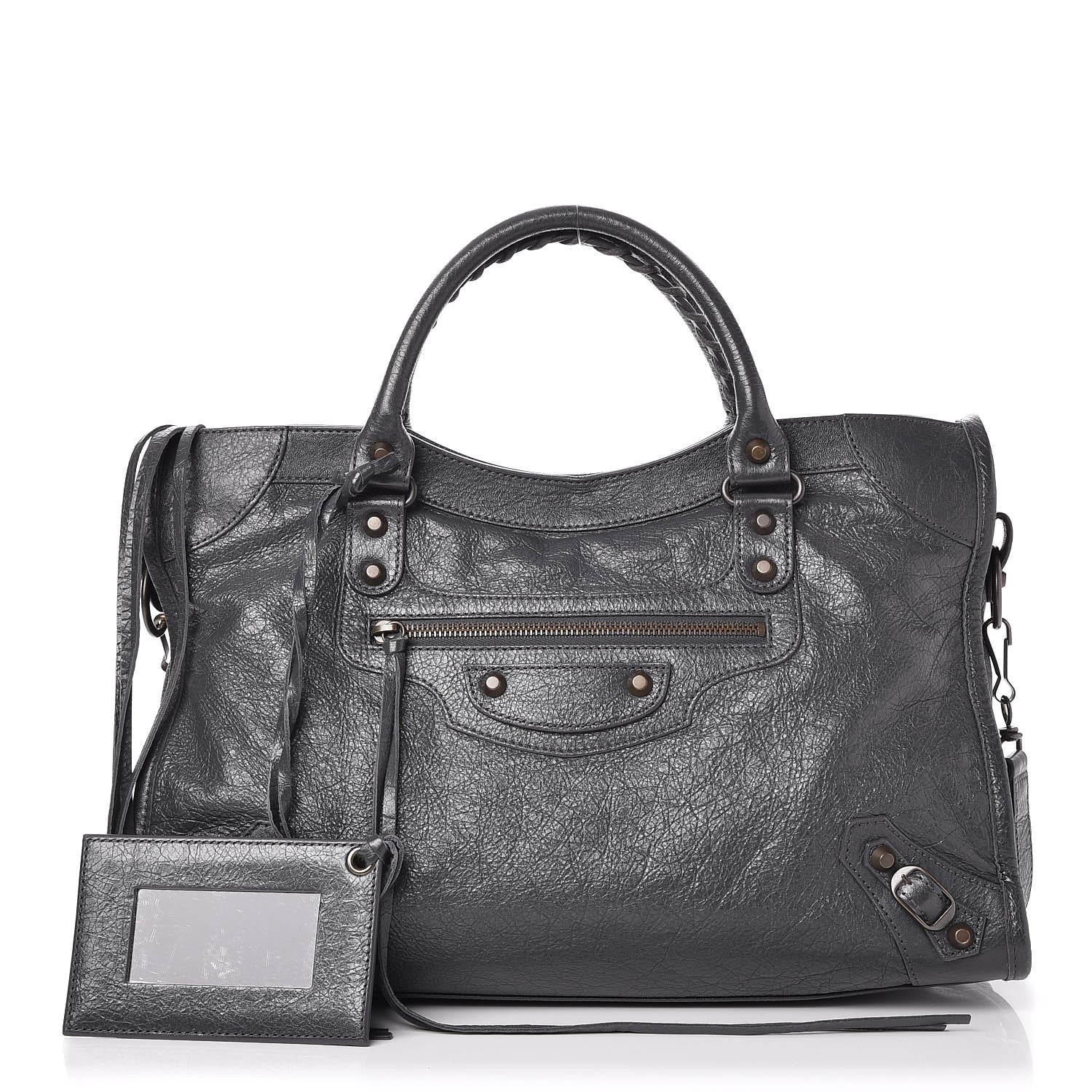 Balenciaga Agneau Classic Hardware City Gris Fossile 1 of 8