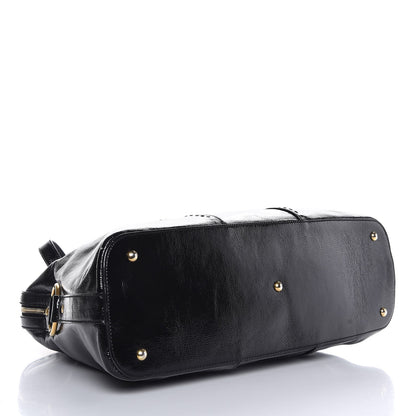 Saint Laurent Patent Oversized Muse Black 4 of 7