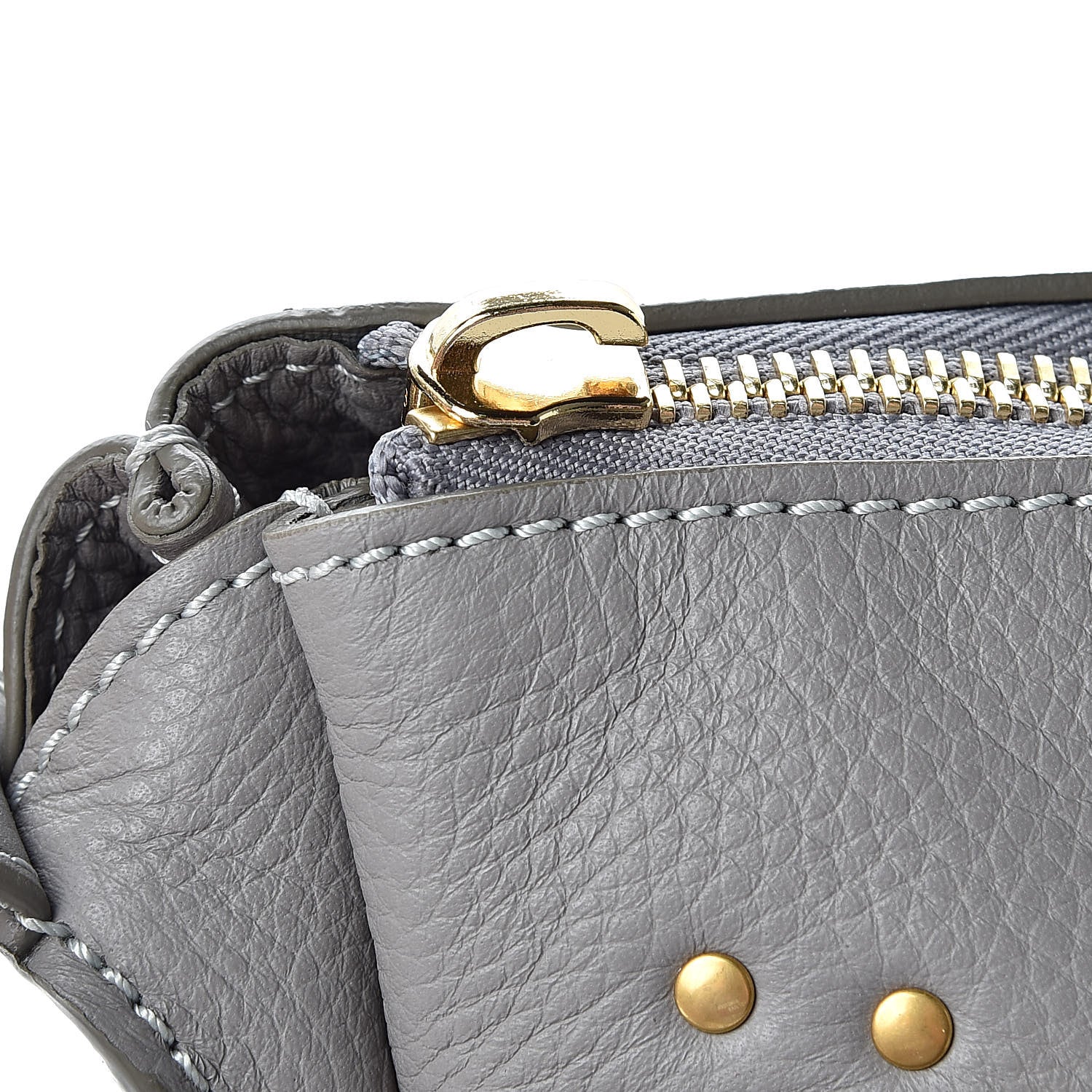 Chloe Calfskin Medium Marcie Satchel Cashmere Grey 12 of 13