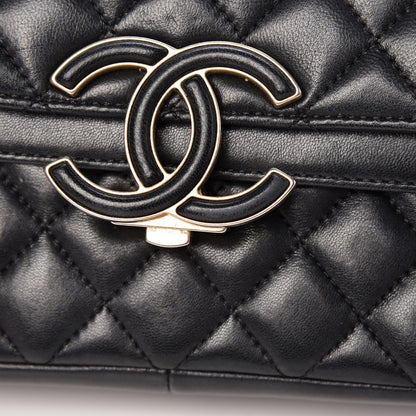 Chanel Lambskin Quilted Small CC Chic Flap Black 11 of 11