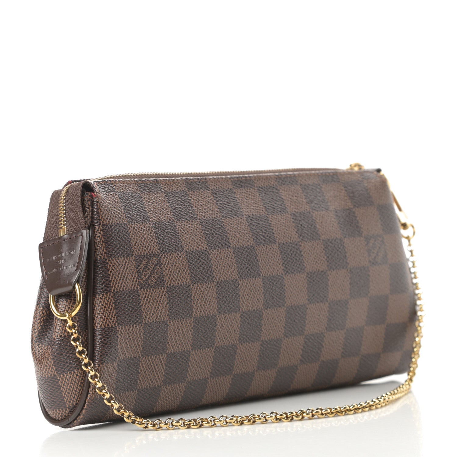 Louis Vuitton Damier Ebene Eva Clutch 3 of 11