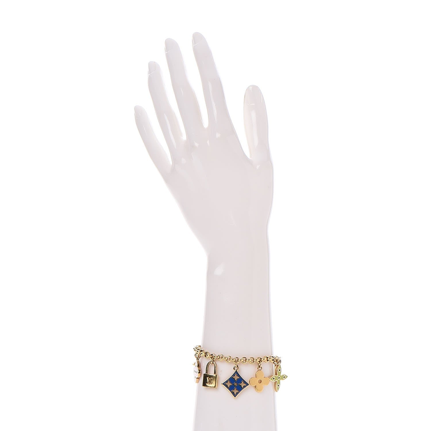 Louis Vuitton Monogram Multicolor Looping Charm Bracelet 2 of 6