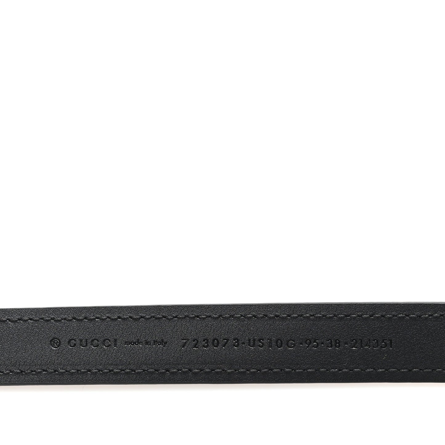 Ciny Lux Calfskin Blondie 30mm Belt 95 38 Black