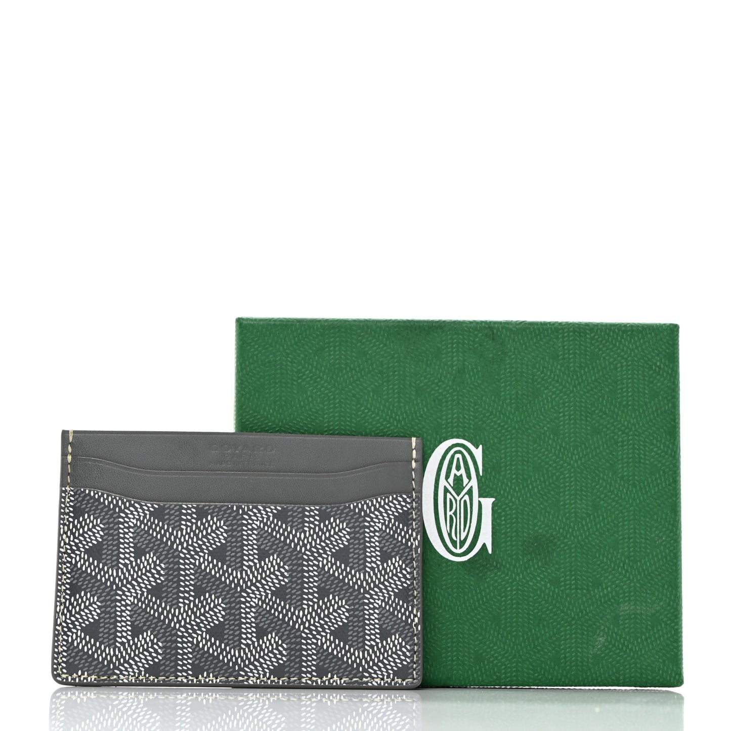 Goyardine Saint Sulpice Card Holder Grey