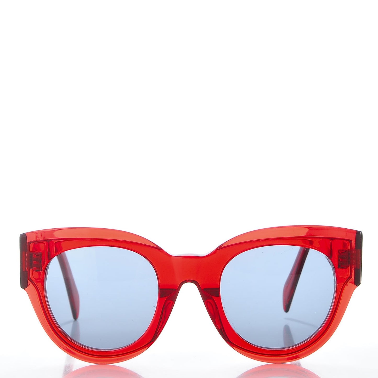Acetate Cat Eye Sunglasses CL 40008F Red