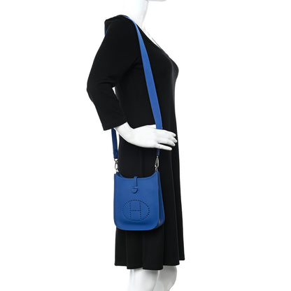 Hermes Taurillon Clemence Evelyne TPM Bleu France 2 of 11