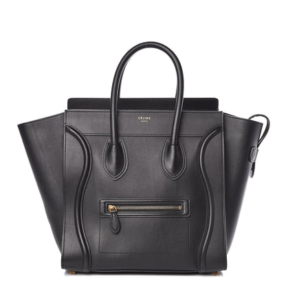Celine Smooth Calfskin Mini Luggage Black 1 of 13
