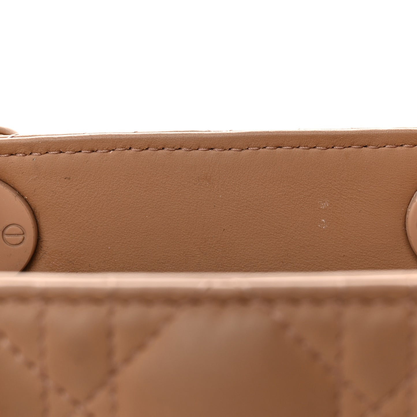 Ultra Matte Calfskin Cannage Small My ABCDior Lady Dior Beige