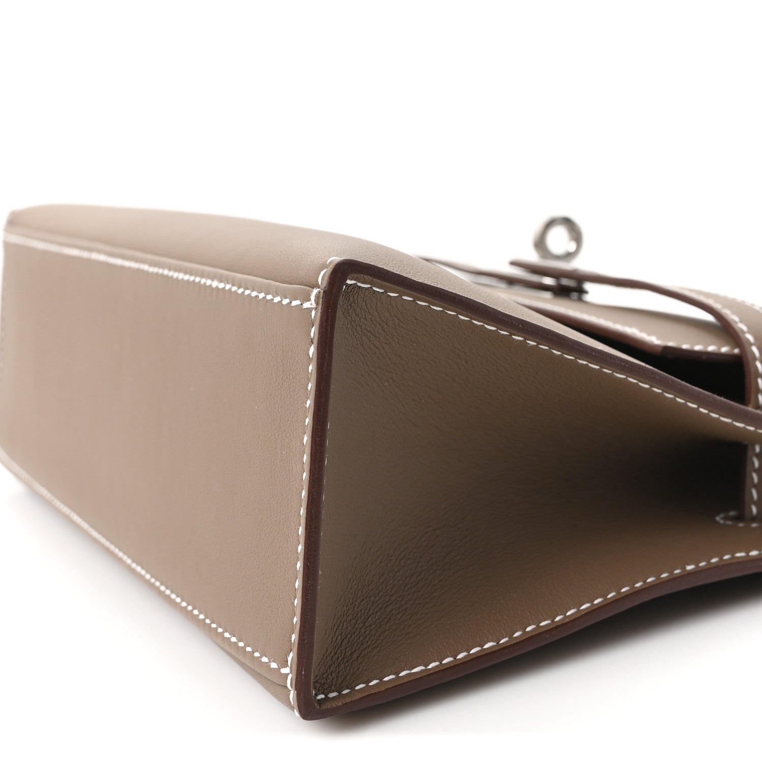 Hermes Swift Kelly Pochette Clutch Etoupe 9 of 10