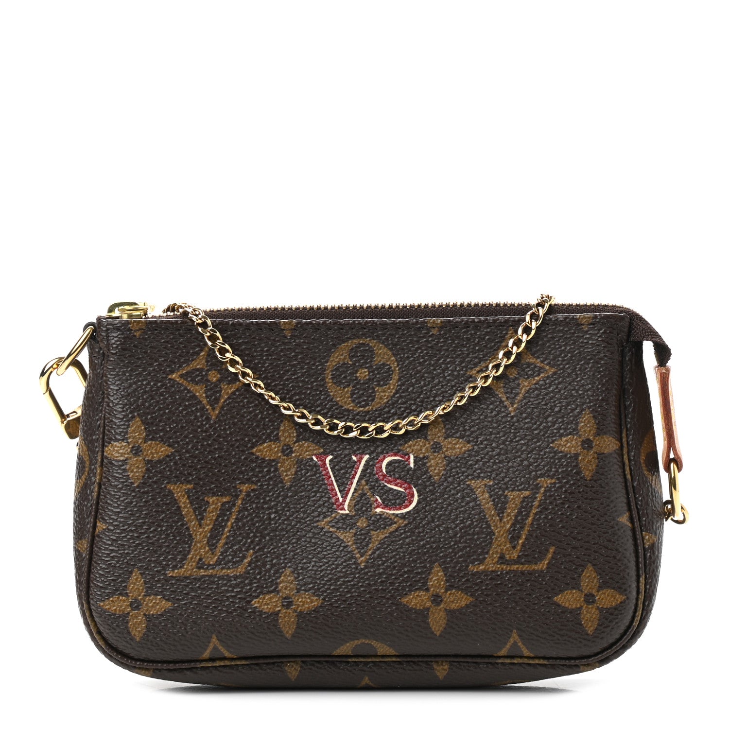 Louis Vuitton Monogram My LV Heritage Mini Pochette Accessories Rouge White 1 of 7