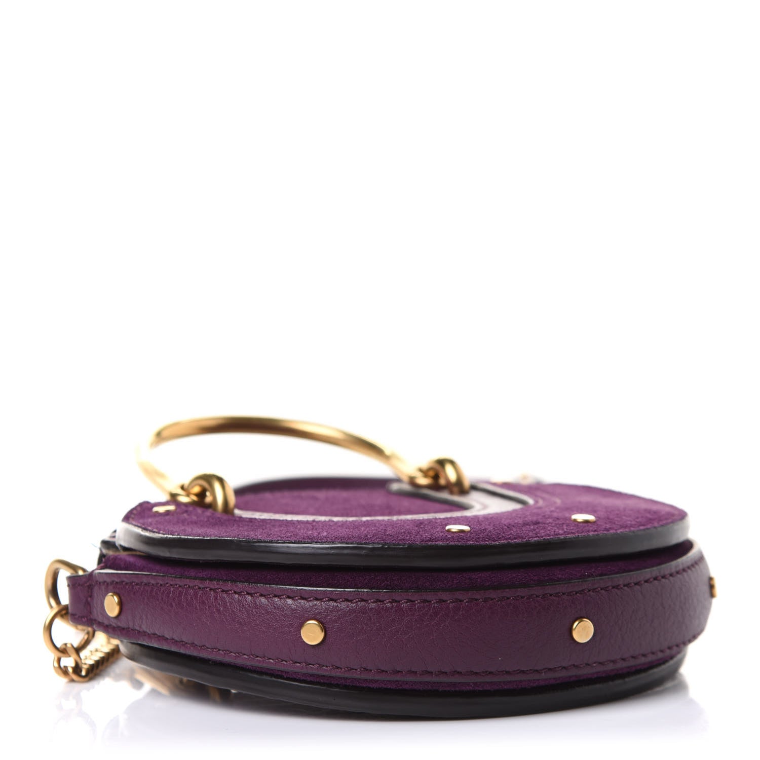 Chloe Goatskin Suede Mini Pixie Bag Nightfall Purple 3 of 14
