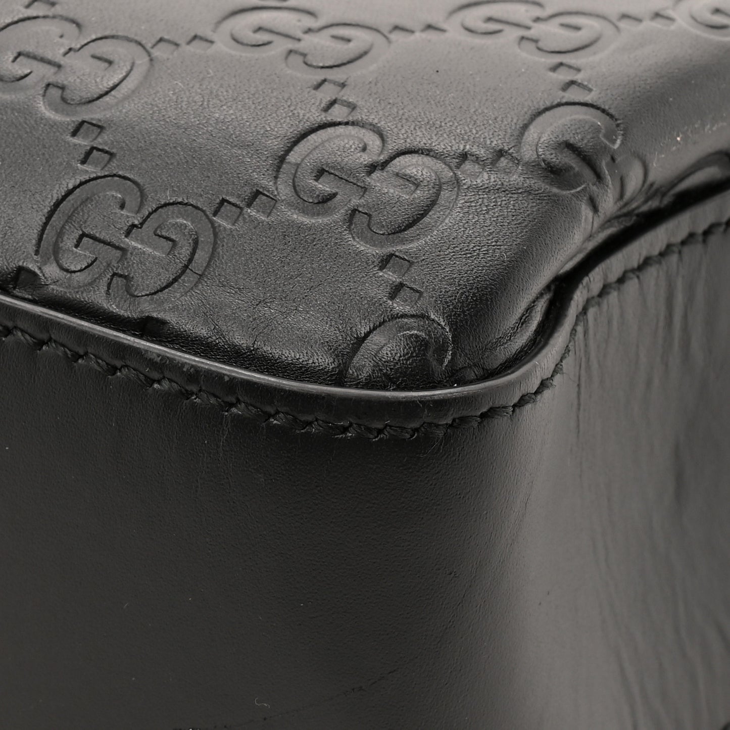 Guccissima Signature Eden Briefcase Black