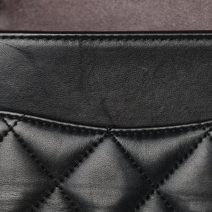 Chanel Lambskin Quilted Jumbo Double Flap Black 16 of 19