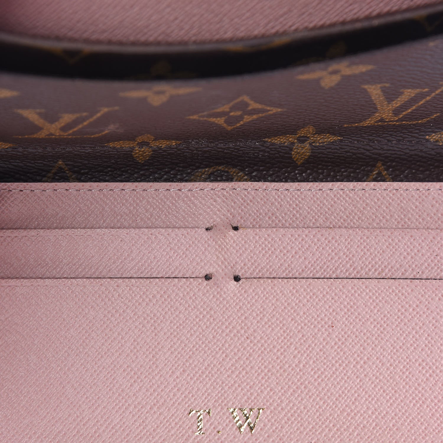 Louis Vuitton Monogram Josephine Wallet Rose Ballerine 10 of 17