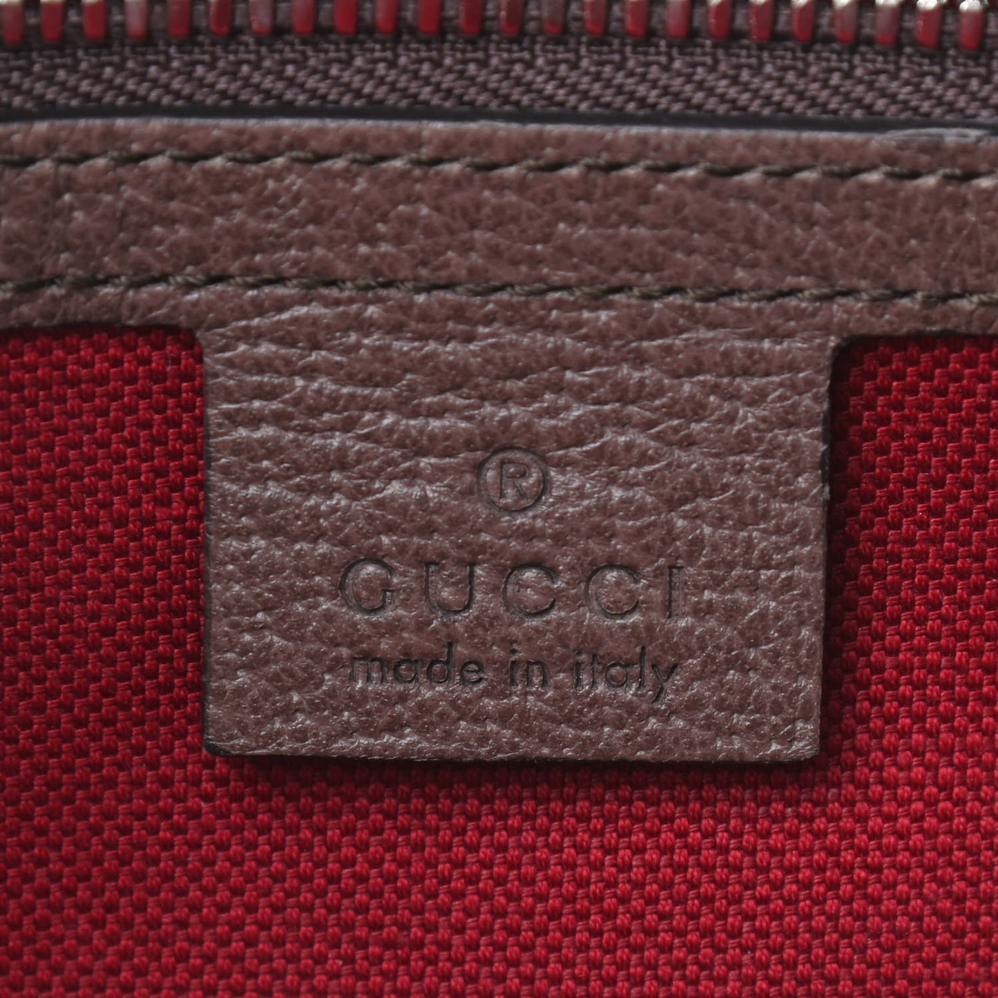 GG Supreme Monogram Textured Calfskin Square Messenger Bag Beige Ebony New Acero