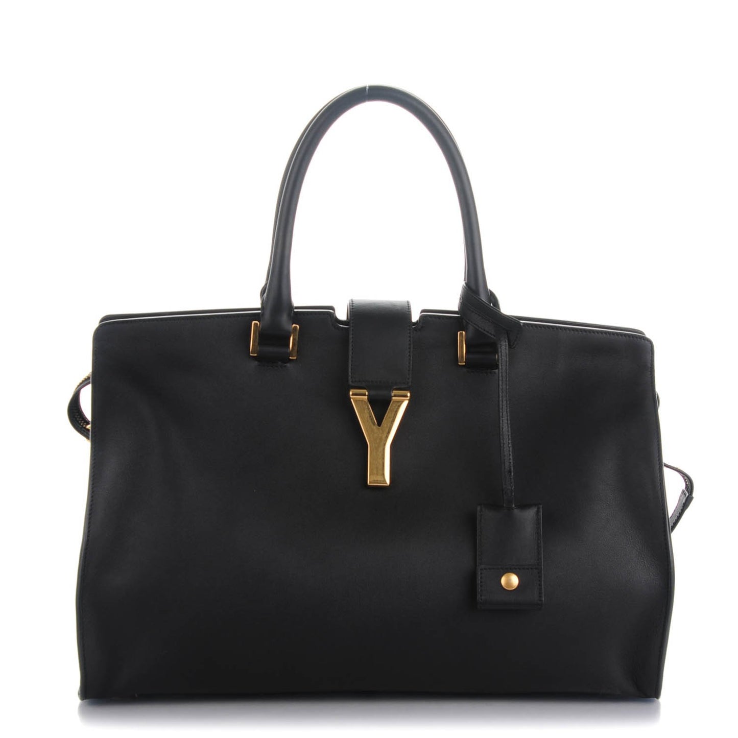 Calfskin Medium Classic Y Cabas Black