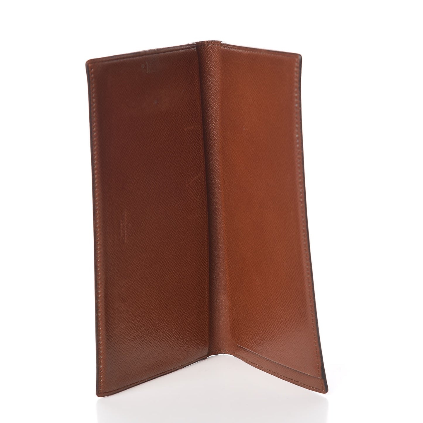 Monogram Simple Checkbook Holder Wallet Cover