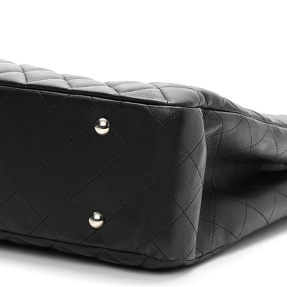 Chanel Calfskin Quilted Large Classic Shopping Tote Black 10 of 11