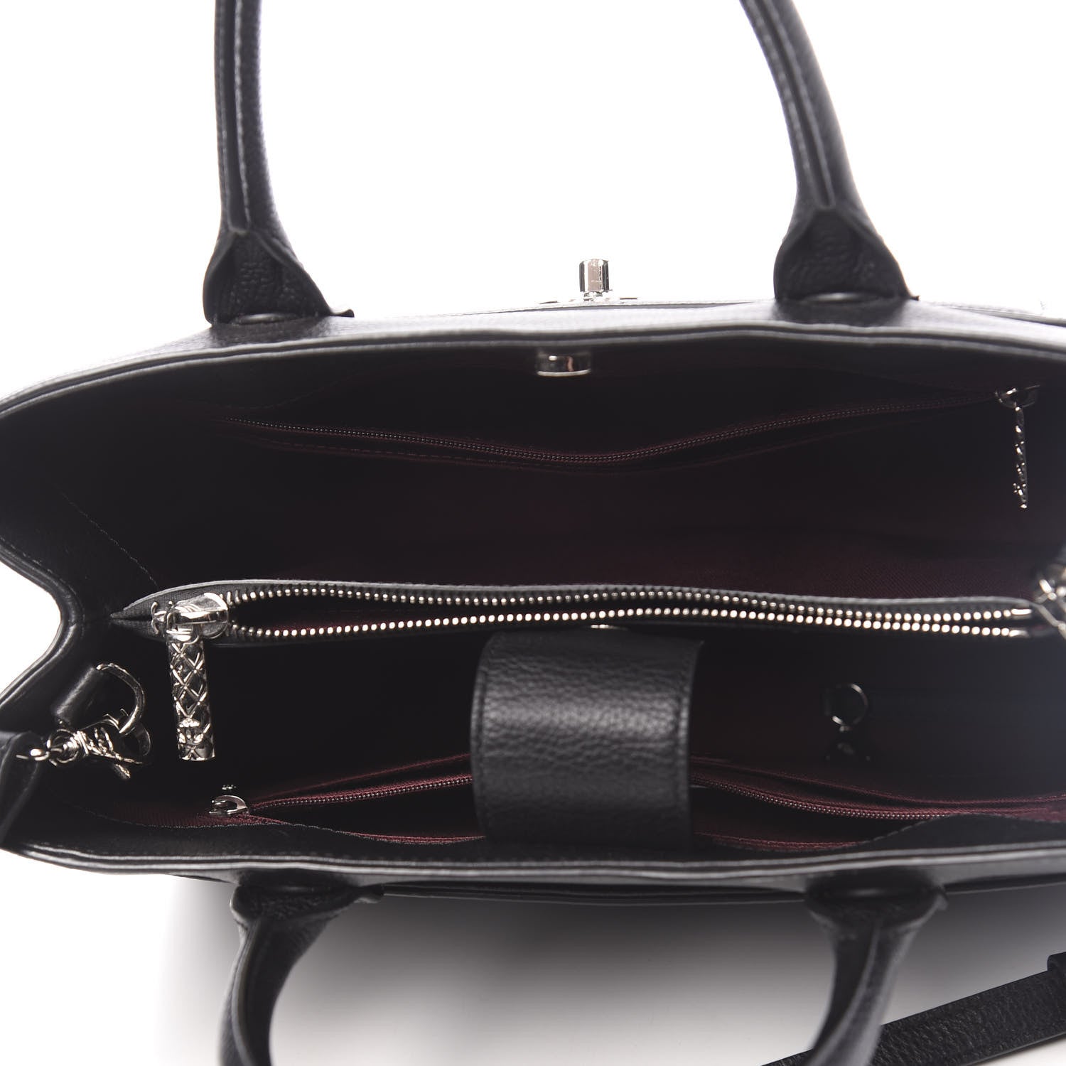 Chanel Grained Calfskin Small Neo Executive Shopper Tote Black 5 of 10
