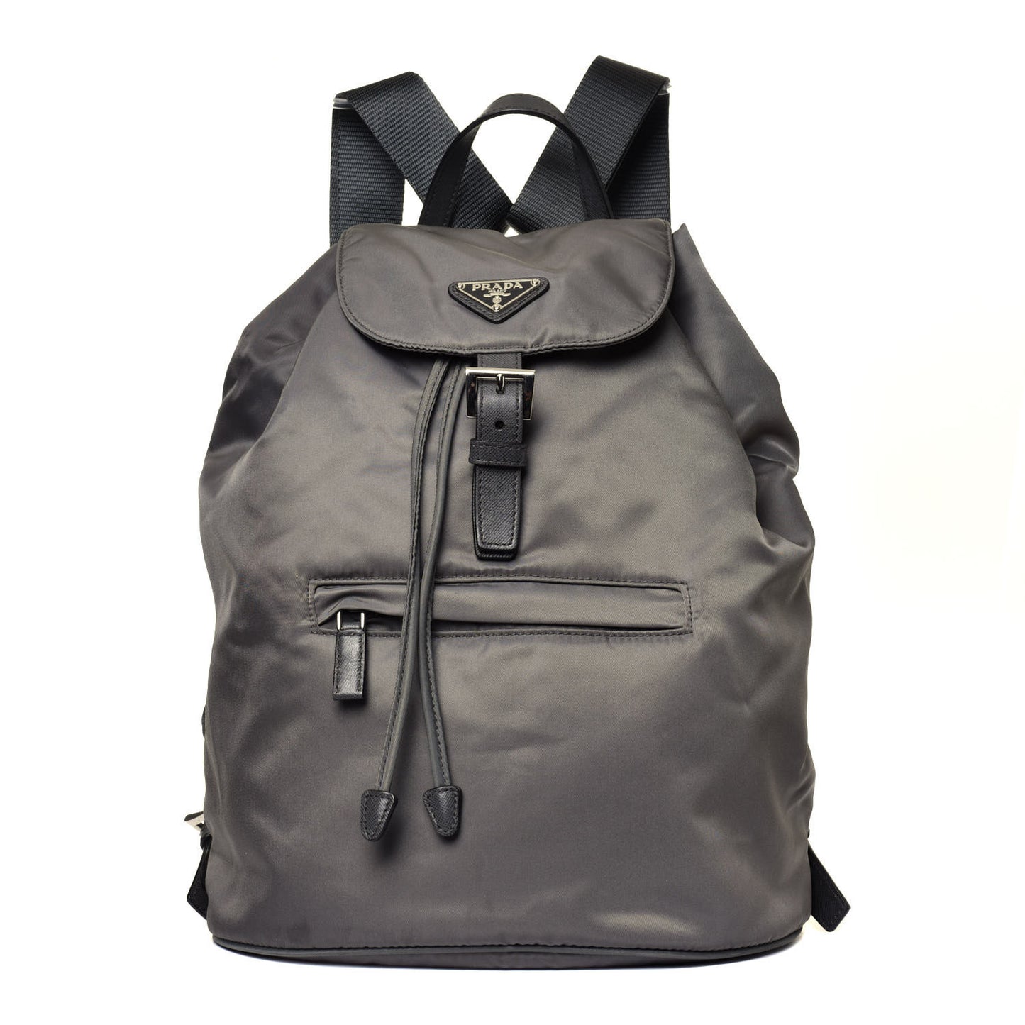 Nylon Vela Medium Cinch Backpack Ardesia