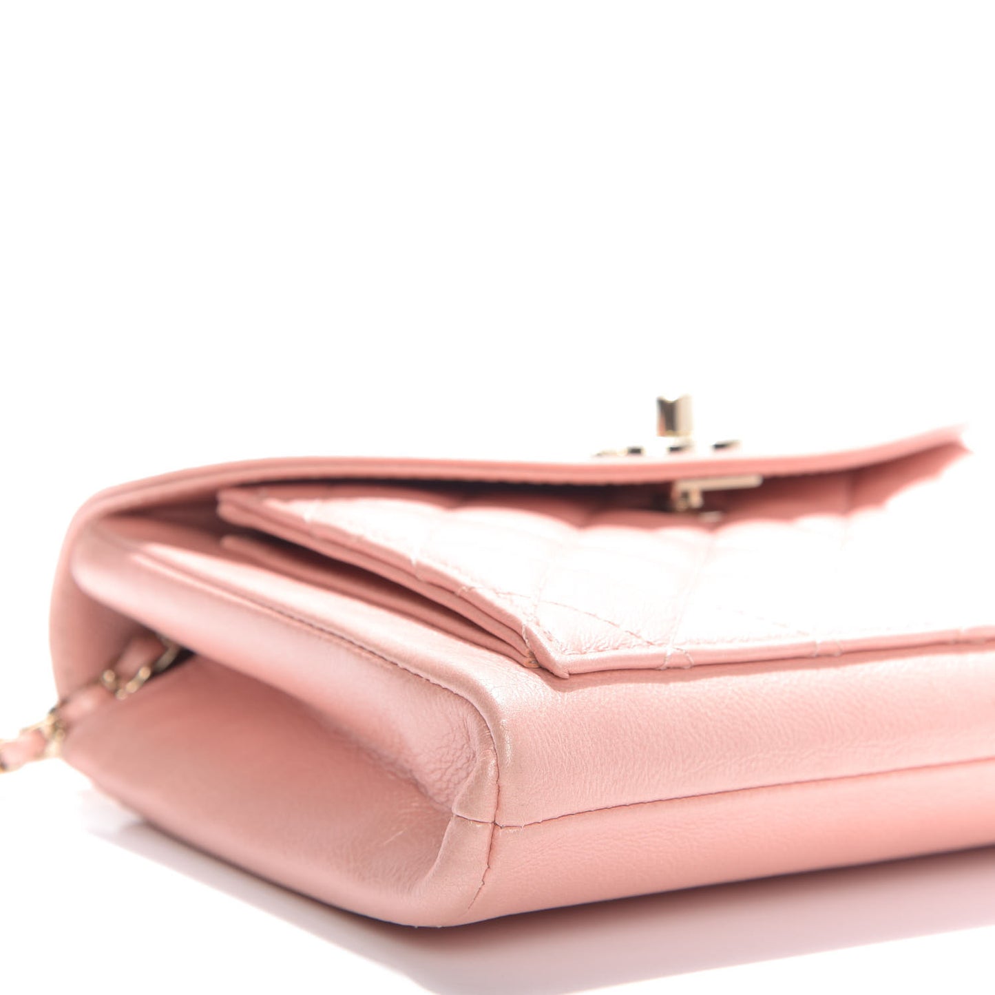 Quilted Smart Pocket Crossbody Bag Pink